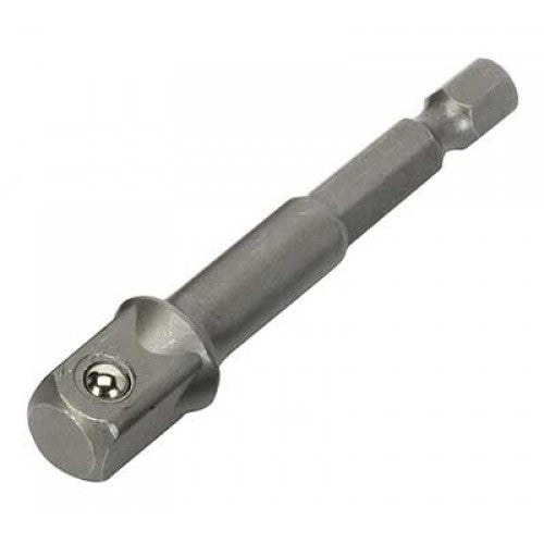Socket Adaptor 1/4" Hex X 1/2" Square Drive