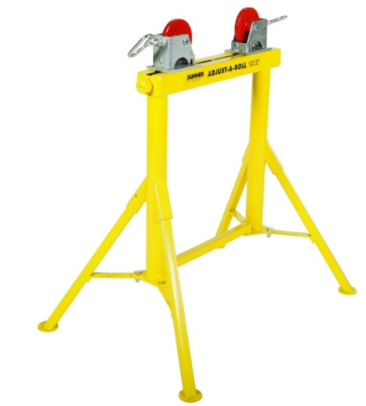 Stand Roller Saw Horse W/ Metal Wheels